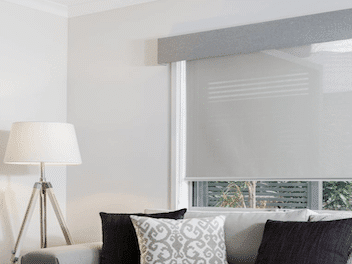 Pelmets placed across the top of your blind