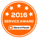 V Custom Blinds 2016 Word of Mouth Service Award