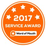 V Custom Blinds 2017 Word of Mouth Service Award