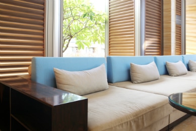 Plantation shutters are hard-weating and timeless