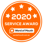 V Custom Blinds 2020 Word of Mouth Service Award
